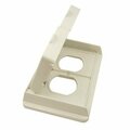 Ipex Receptacle Cover, PVC, White 020263